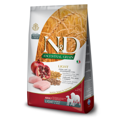 FARMINA N&D ANCESTRAL GRAIN CHICKEN & POMEGRANATE LIGHT MEDIUM & MAXI 12KG